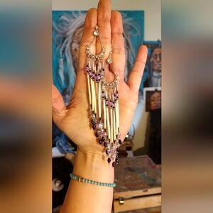 Native American Porcupine Quill Earrings*Native Made